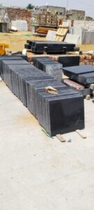 Natural Black Kerb Stones, Tombstone