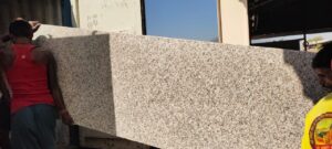 Flamed Finish Indian Yellow Granite